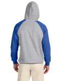 Nublend® Colorblocked Raglan Hooded Sweatshirt