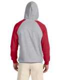 Nublend® Colorblocked Raglan Hooded Sweatshirt