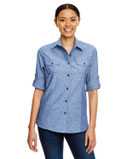 Women's Long Sleeve Chambray