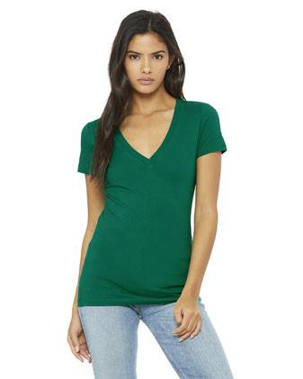 Women’s Jersey Deep V-Neck Tee