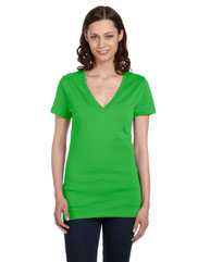 Women’s Jersey Deep V-Neck Tee