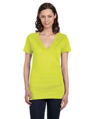 Women’s Jersey Deep V-Neck Tee