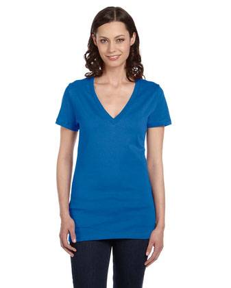 Women’s Jersey Deep V-Neck Tee