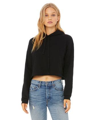 Women's Crop Fleece Hoodie