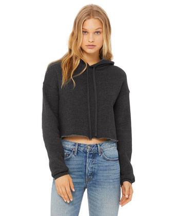 Women's Crop Fleece Hoodie