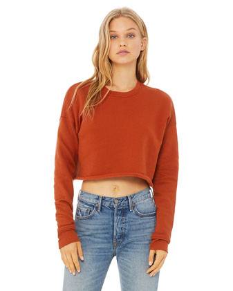 BELLA + CANVAS Women's Crop Crew Fleece 7503