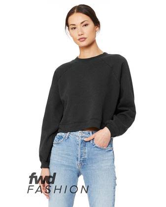 BELLA + CANVAS Women's Raglan Pullover Fleece 7505