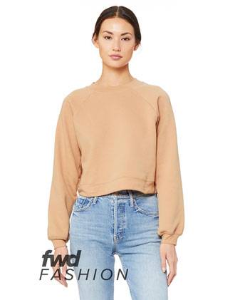 BELLA + CANVAS Women's Raglan Pullover Fleece 7505