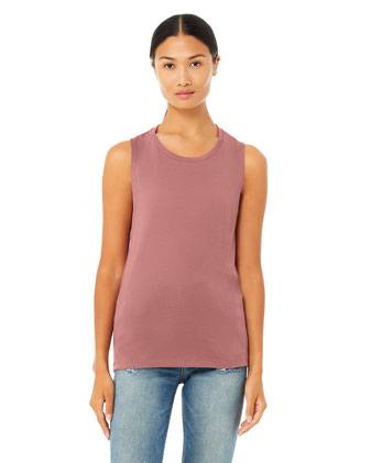 BELLA + CANVAS Women's Flowy Scoop Muscle Tank 8803