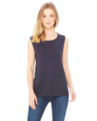 BELLA + CANVAS Women's Flowy Scoop Muscle Tank 8803