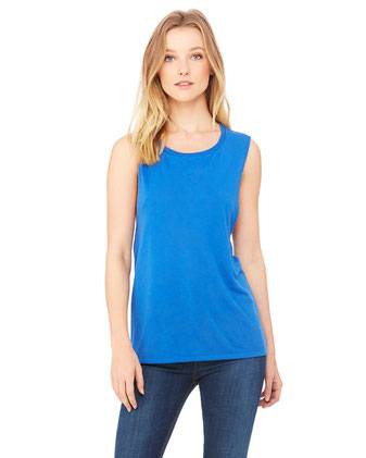 BELLA + CANVAS Women's Flowy Scoop Muscle Tank 8803