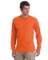 USA-Made Long Sleeve Pocket T-Shirt