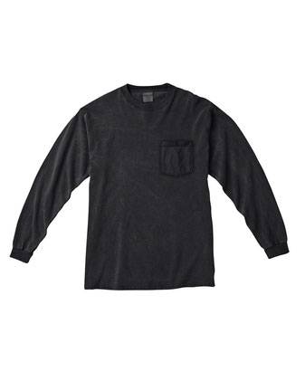 Comfort Colors Garment-Dyed Heavyweight Long Sleeve Pocket T-Shirt 4410