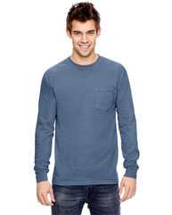 Garment-Dyed Heavyweight Long Sleeve Pocket T-Shirt