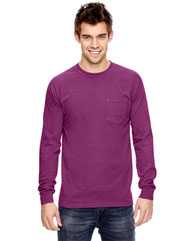 Garment-Dyed Heavyweight Long Sleeve Pocket T-Shirt