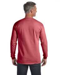 Garment-Dyed Heavyweight Long Sleeve Pocket T-Shirt