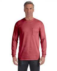 Garment-Dyed Heavyweight Long Sleeve Pocket T-Shirt