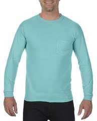 Garment-Dyed Heavyweight Long Sleeve Pocket T-Shirt