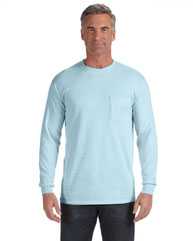 Garment-Dyed Heavyweight Long Sleeve Pocket T-Shirt
