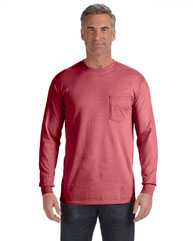 Garment-Dyed Heavyweight Long Sleeve Pocket T-Shirt