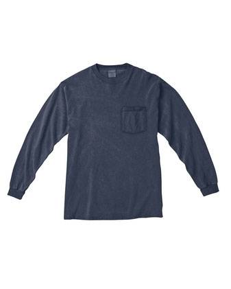 Comfort Colors Garment-Dyed Heavyweight Long Sleeve Pocket T-Shirt 4410