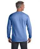 Garment-Dyed Heavyweight Long Sleeve Pocket T-Shirt