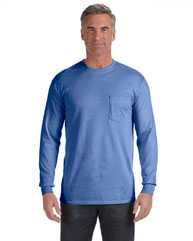Garment-Dyed Heavyweight Long Sleeve Pocket T-Shirt