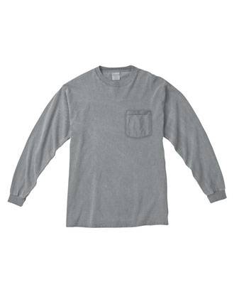 Comfort Colors Garment-Dyed Heavyweight Long Sleeve Pocket T-Shirt 4410