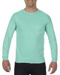 Garment-Dyed Heavyweight Long Sleeve Pocket T-Shirt
