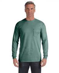 Garment-Dyed Heavyweight Long Sleeve Pocket T-Shirt