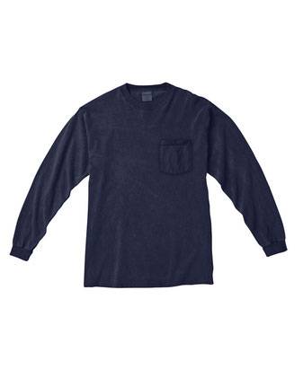 Comfort Colors Garment-Dyed Heavyweight Long Sleeve Pocket T-Shirt 4410