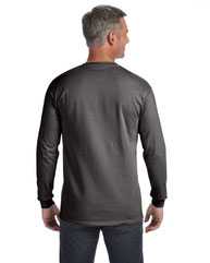 Garment-Dyed Heavyweight Long Sleeve Pocket T-Shirt