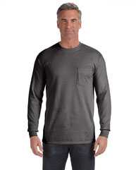 Garment-Dyed Heavyweight Long Sleeve Pocket T-Shirt