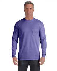 Garment-Dyed Heavyweight Long Sleeve Pocket T-Shirt