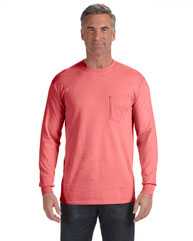 Garment-Dyed Heavyweight Long Sleeve Pocket T-Shirt