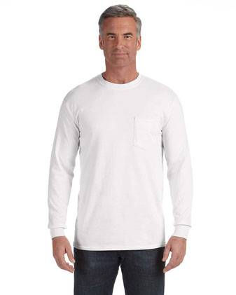 Comfort Colors Garment-Dyed Heavyweight Long Sleeve Pocket T-Shirt 4410
