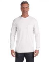 Garment-Dyed Heavyweight Long Sleeve Pocket T-Shirt