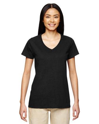Gildan Heavy Cotton™ Women’s V-Neck T-Shirt 5V00L