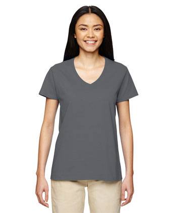 Gildan Heavy Cotton™ Women’s V-Neck T-Shirt 5V00L