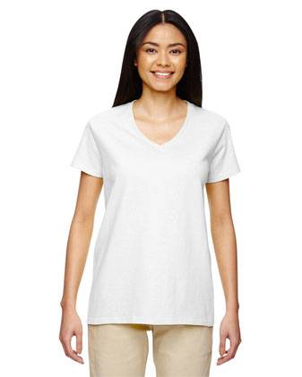 Gildan Heavy Cotton™ Women’s V-Neck T-Shirt 5V00L