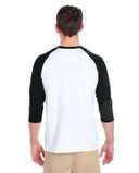 Heavy Cotton™ Raglan Three-Quarter Sleeve T-Shirt