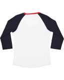 Women's Baseball Fine Jersey Three-Quarter Sleeve Tee