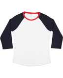 Women's Baseball Fine Jersey Three-Quarter Sleeve Tee