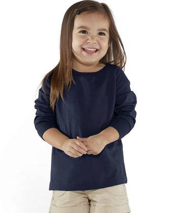 Rabbit Skins Toddler Fine Jersey Long Sleeve Tee 3302