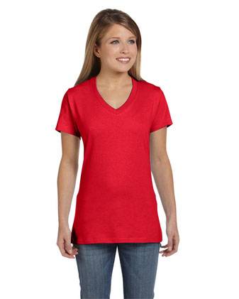Hanes Perfect-T Women’s V-Neck T-Shirt S04V