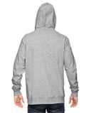 Sofspun® Full-Zip Hooded Long Sleeve T-Shirt