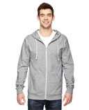 Sofspun® Full-Zip Hooded Long Sleeve T-Shirt