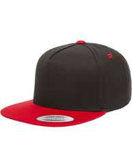 Yupoong 6007 Five-Panel Flat-Bill Snapback Hat