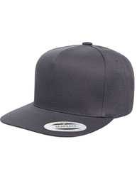 Yupoong 6007 Five-Panel Flat-Bill Snapback Hat