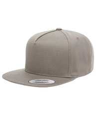 Yupoong 6007 Five-Panel Flat-Bill Snapback Hat
